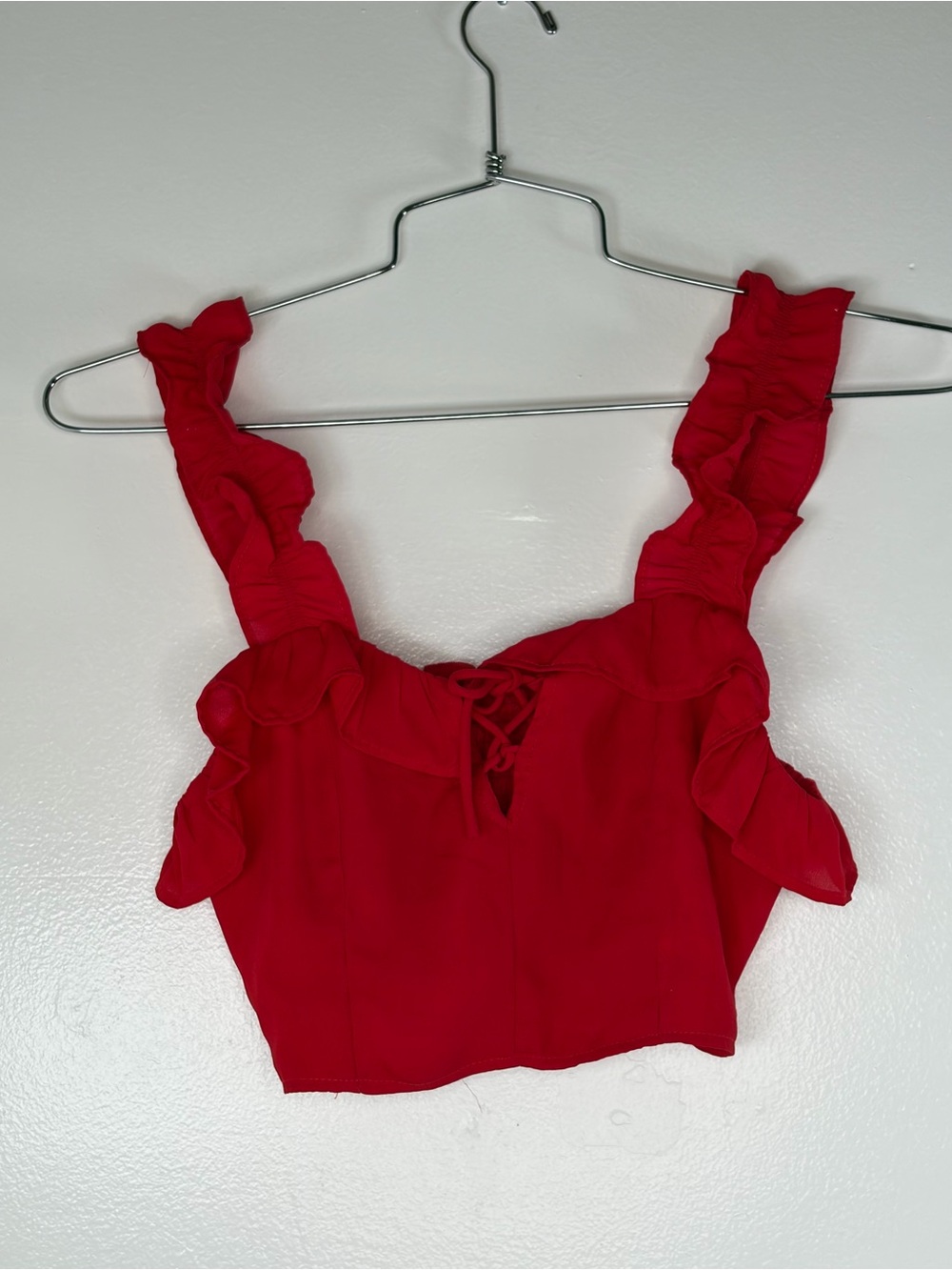Lioness Ruffled Crop Top - Picture 2 of 7